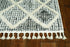 5'X7' Ivory Hand Woven Jute And Wool Indoor Area Rug