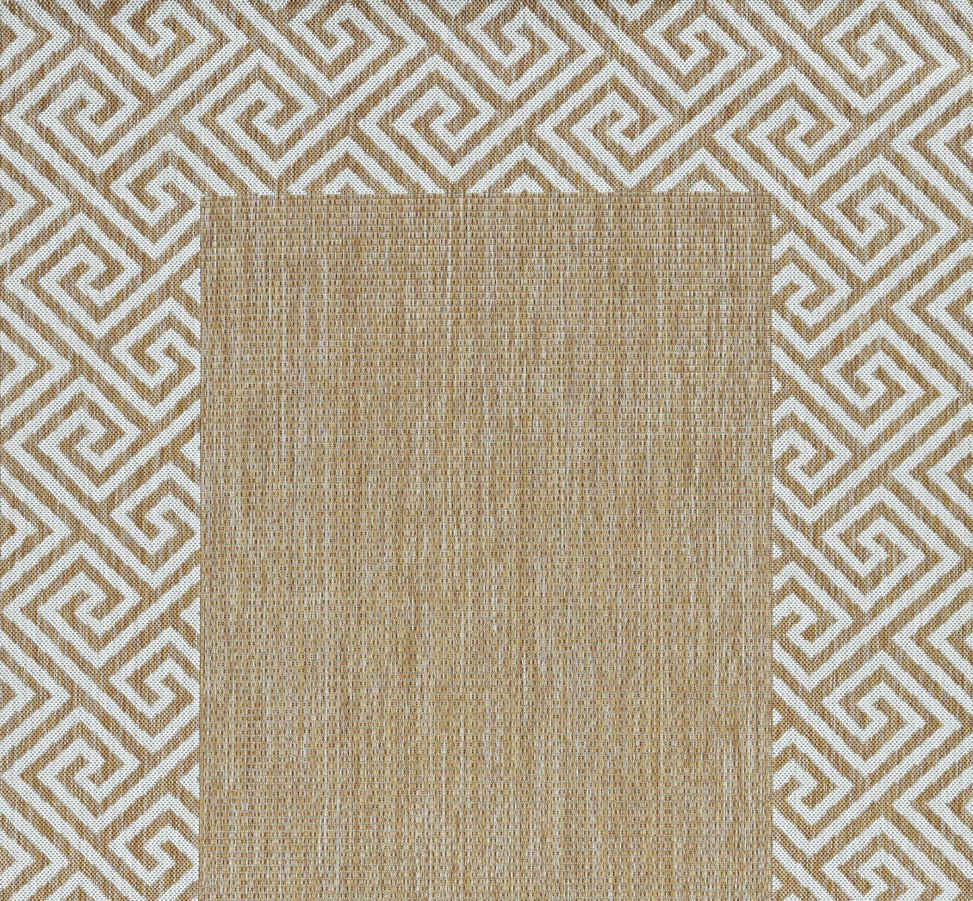 3' X 4' Natural Polypropylene Area Rug