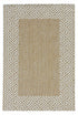 3' X 4' Natural Polypropylene Area Rug