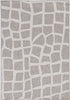 3' X 4' Ivory Or Grey Polypropylene Area Rug