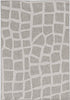 3' X 4' Ivory Or Grey Polypropylene Area Rug