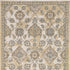 2' X 7' Ivory Sand Floral Vine Wool Indoor Runner Rug