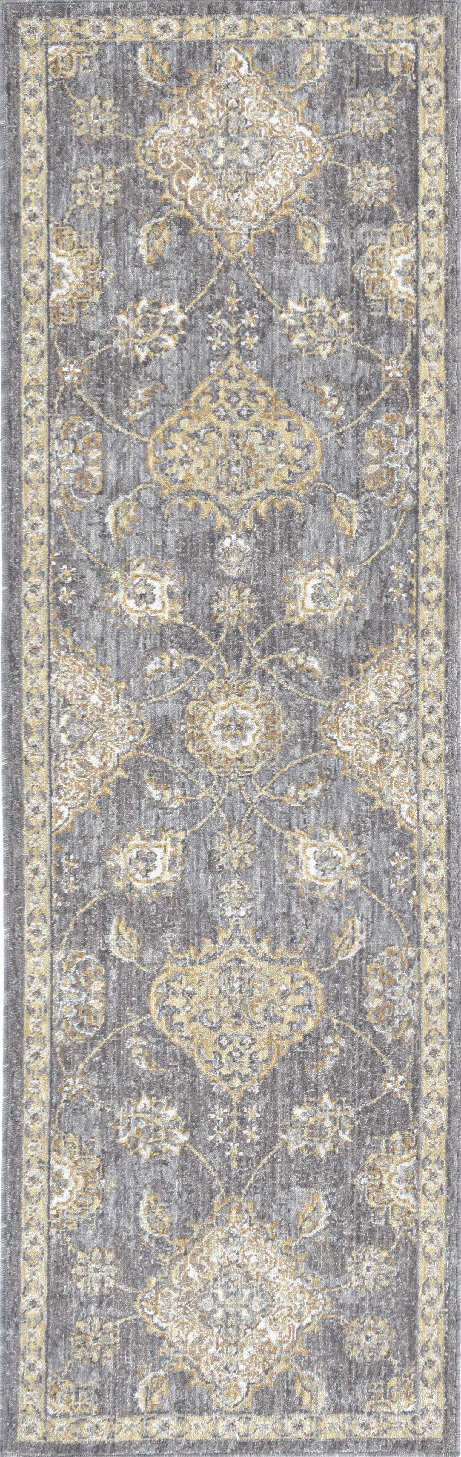 2'X3' Sage Green Machine Woven Vintage Traditional Indoor Accent Rug