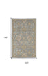 2'X3' Sage Green Machine Woven Vintage Traditional Indoor Accent Rug