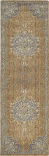 2' X 3' Coffee Vintage Wool Accent Rug