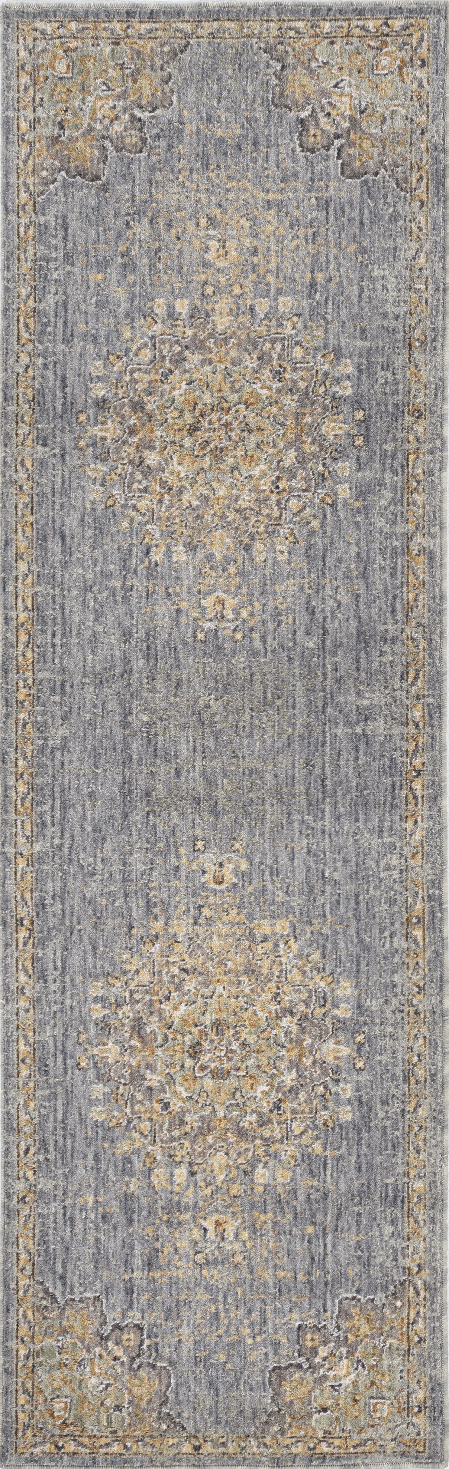 9' X 13' Slate Gray Wool Handmade Area Rug