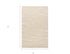 3'X5' Ivory Hand Tufted Abstract Indoor Area Rug