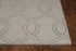 8' Seafoam Green Hand Hooked Sea Shells Indoor Runner Rug