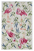 2'X3' Ivory Pink Hand Hooked Flamingo Indoor Accent Rug