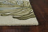 10' Ivory Hand Tufted Tropical Monstera Indoor Runner Rug