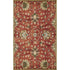 7' Sienna Orange Hand Tufted Wool Traditional Floral Indoor Runner Rug