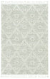 3' X 5' Ivory Beige Diamonds Area Rug With Fringe