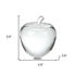 4" Clear Crystal Apple Paperweight Tabletop Sculpture