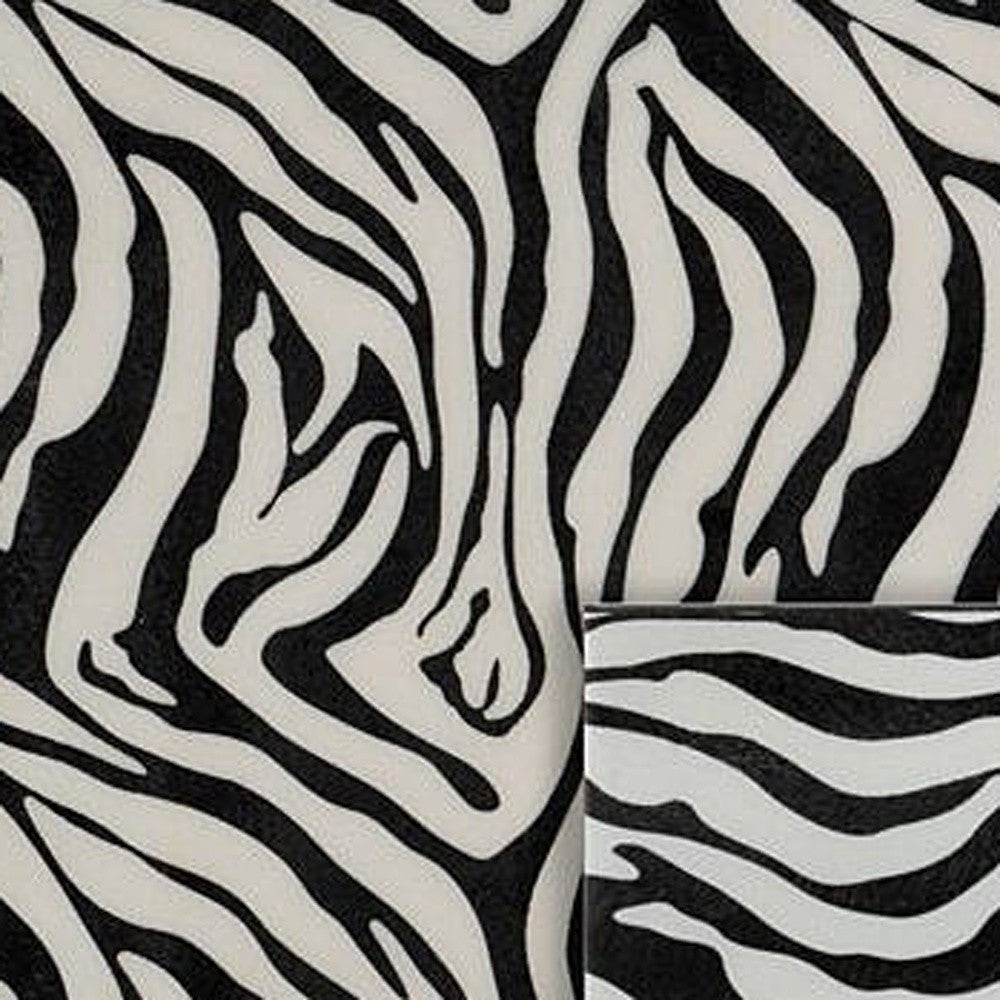 Small Iron Faux Zebra Skin Wall Tile