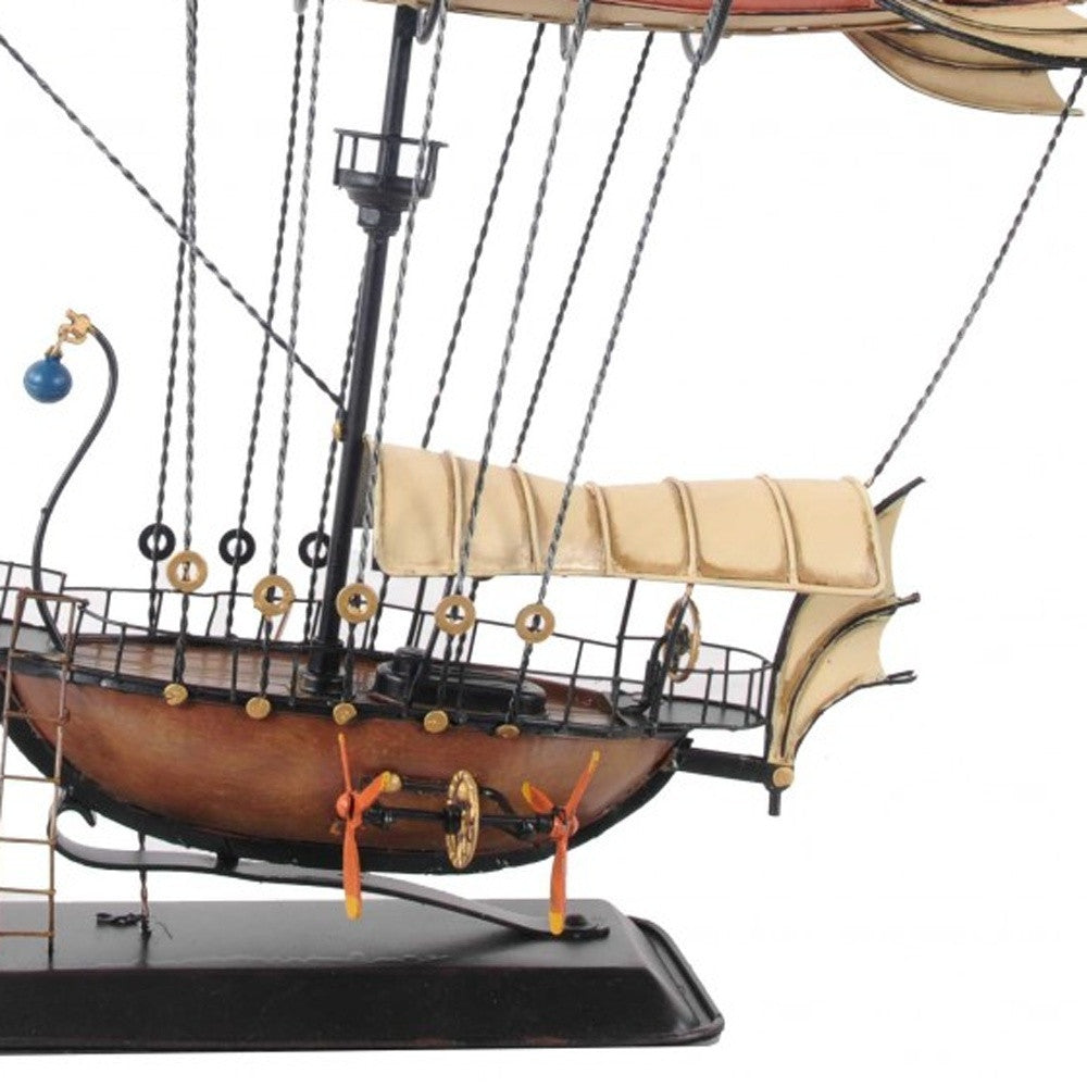 Steampunk Airship Model With Crows Nest