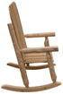 48" Natural Wood Indoor Outdoor Rocking Chair