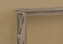 47" Taupe Console Table With Storage