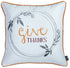 Set Of 4 18" Thanksgiving Pie Throw Pillow Cover In Muliticolor