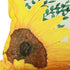 Set Of 4 20" Sunflower Bee Lumbar Pillow Cover In Multicolor