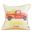 Set Of 2 18" Pumpkin Truck Throw Pillow Cover