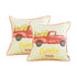 Set Of 2 18" Pumpkin Truck Throw Pillow Cover