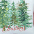 Set Of 2 18" Christmas Trees Throw Pillow Cover In Multicolor