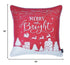 Set Of 2 18" Christmas Merry Bright Throw Pillow Cover In Multicolor