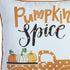 Set of Two 18" X 18" Orange and White Thanksgiving Pumpkin Pillow Covers