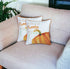 Set Of 2 18"  Fall Season Pumpkin Pie Throw Pillow Cover In Multicolor