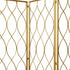 Golden Scroll Three Panel Room Divider Screen