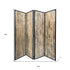 4 Panel Brown Room Divider