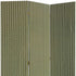 3 Panel Green Soft Fabric Finish Room Divider