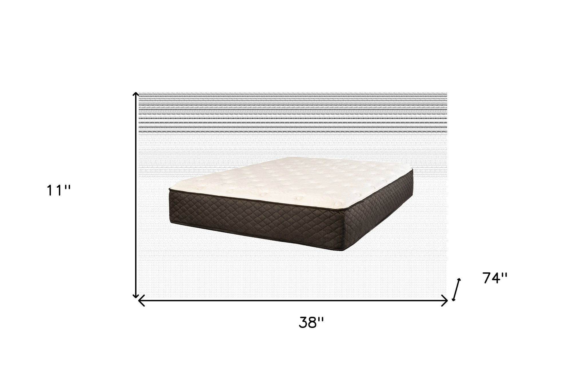 Gillian Twin 10.5" Cool Gel Firm Foam Hybrid Mattress