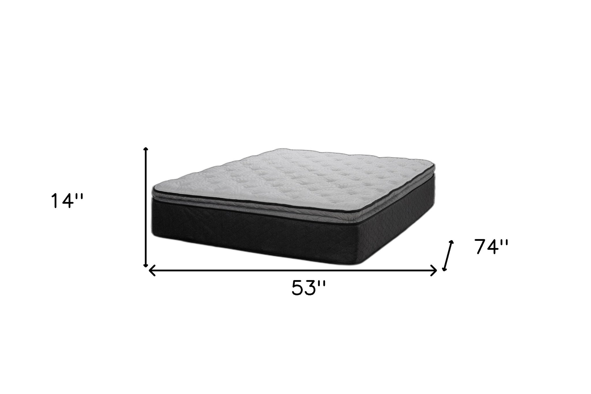 Tiffany Full 13.5" Plush Pillowtop Hybrid Mattress