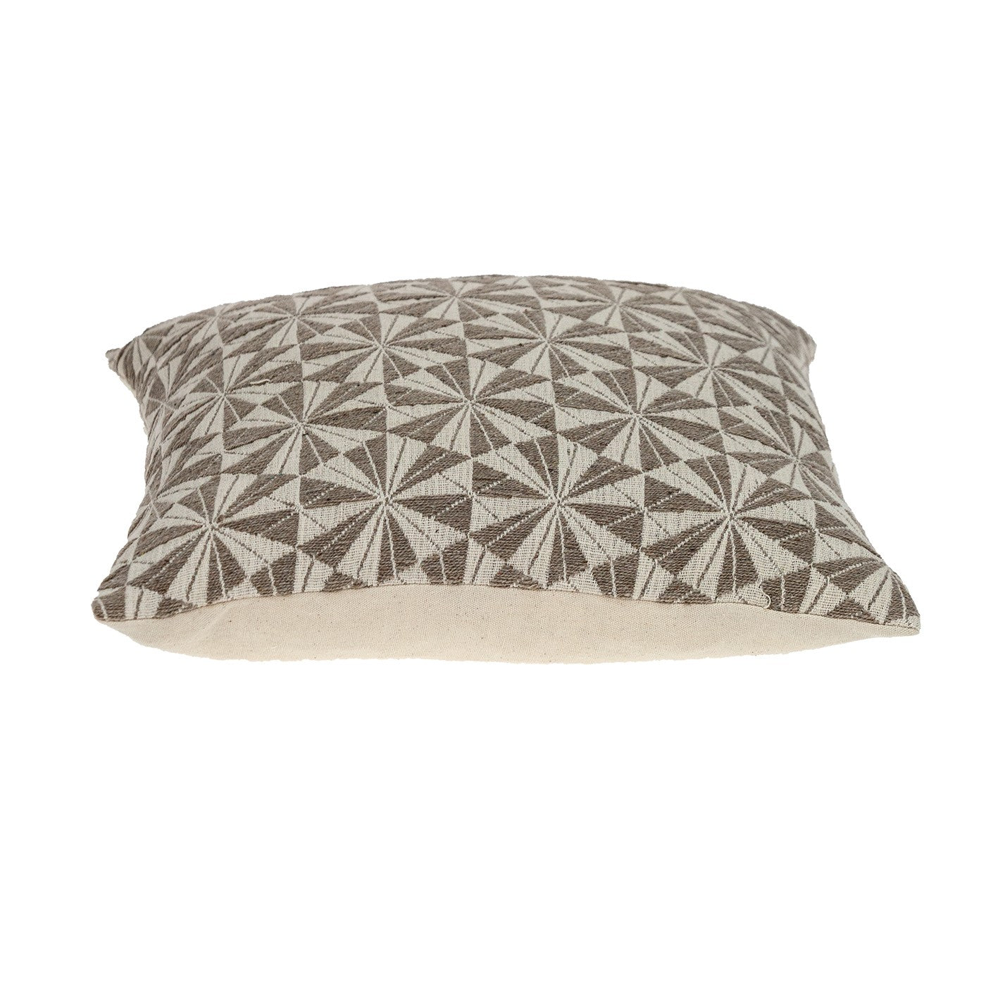 Pale Brown Pinwheels Throw Pillow