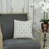 Neutral Grey Mosaic Throw Pillow