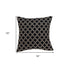 Charcoal Diamond Throw Pillow