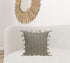 Neutral Sand Woven Throw Pillow