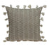 Neutral Sand Woven Throw Pillow