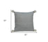 Gray Pearl Pom Throw Pillow