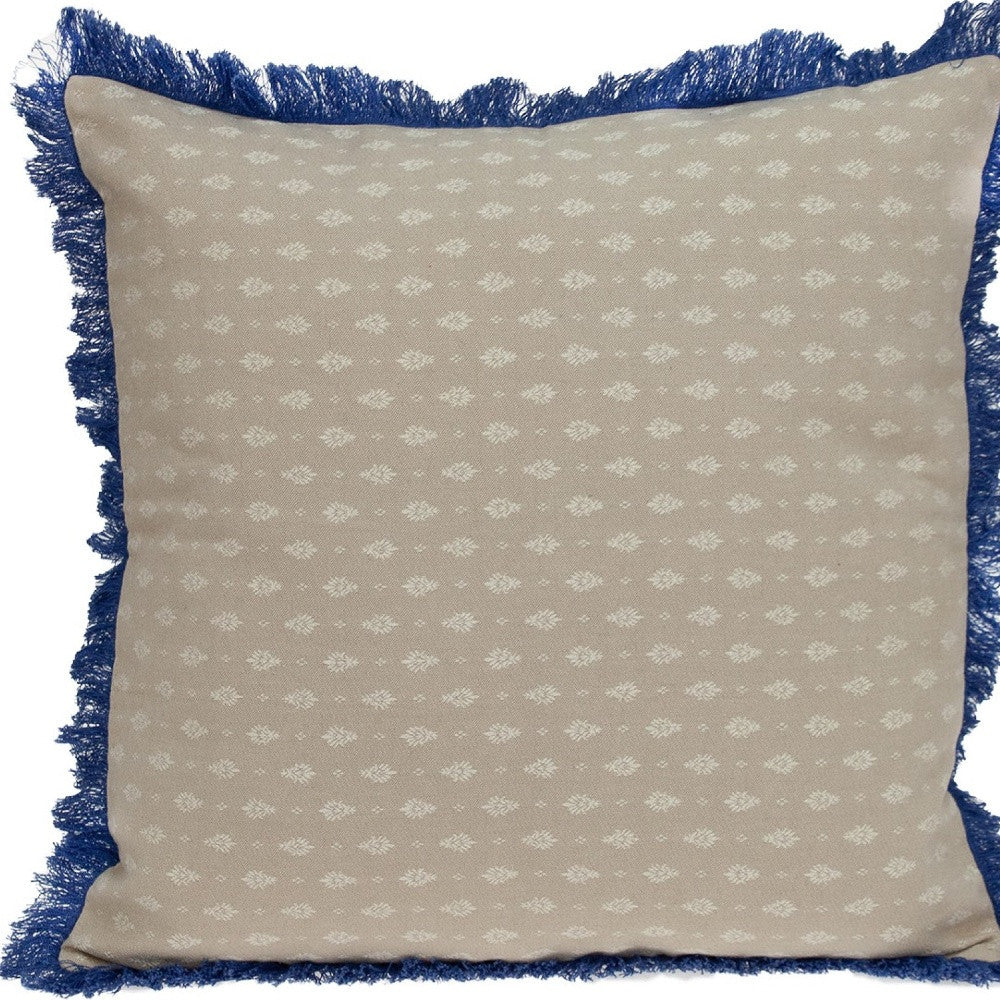 Oyster Beige Throw Pillow