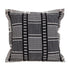 Black And White Abstract Stripes Throw Pillow