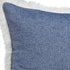 Chambray Blue And White Throw Pillow