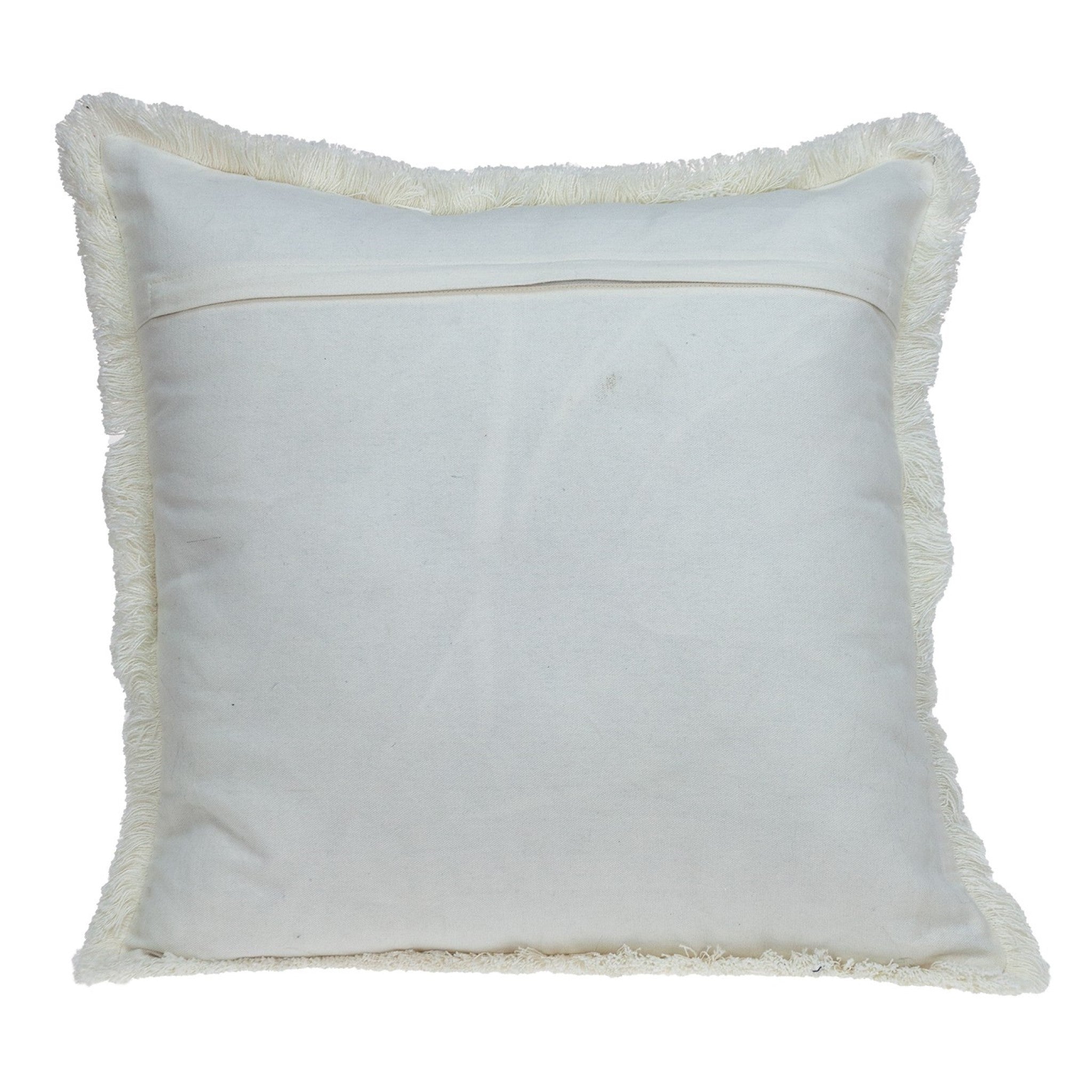 Chambray Blue And White Throw Pillow