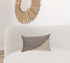 Sandy Beige Textured Throw Pillow