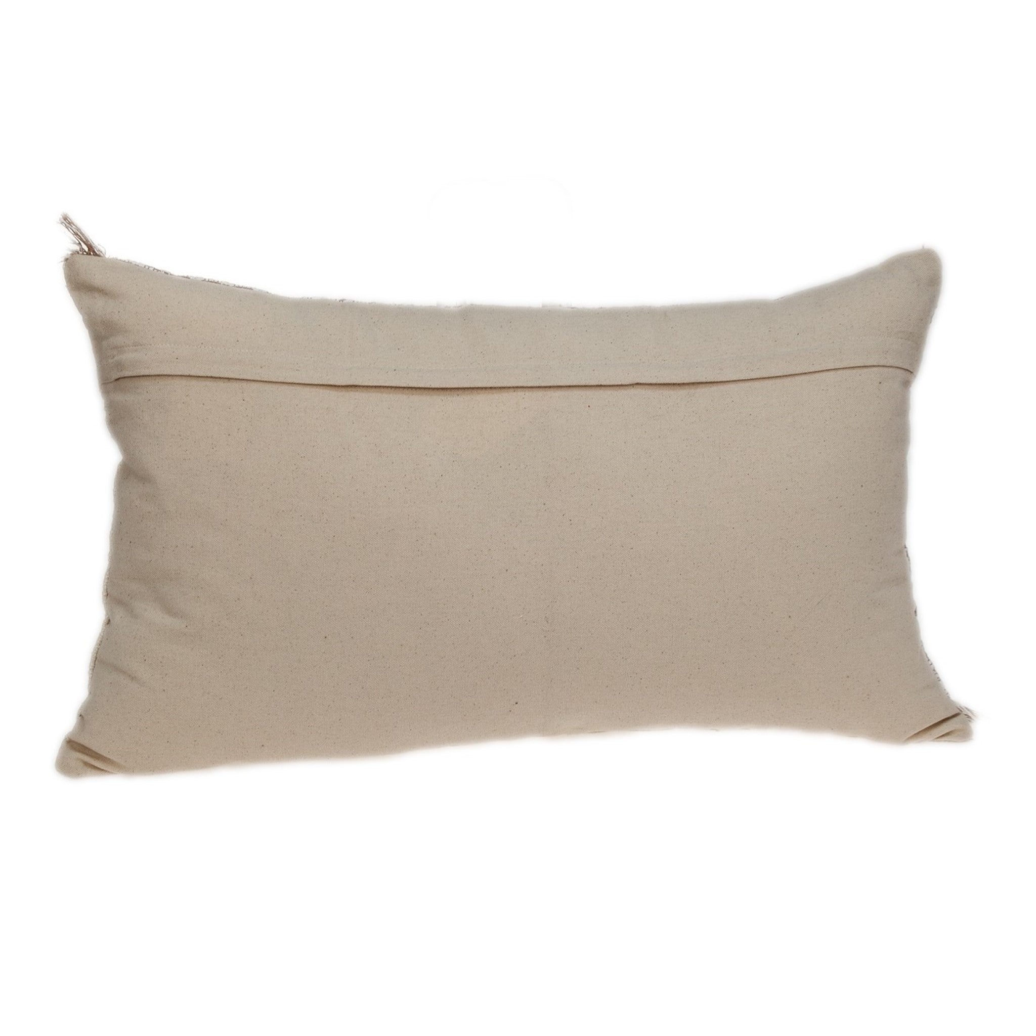 Sandy Beige Textured Throw Pillow