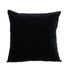 Black Velvet Two Tone Throw Pillow