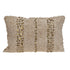 Boho Woven Shaggy Sequin Lumbar Pillow