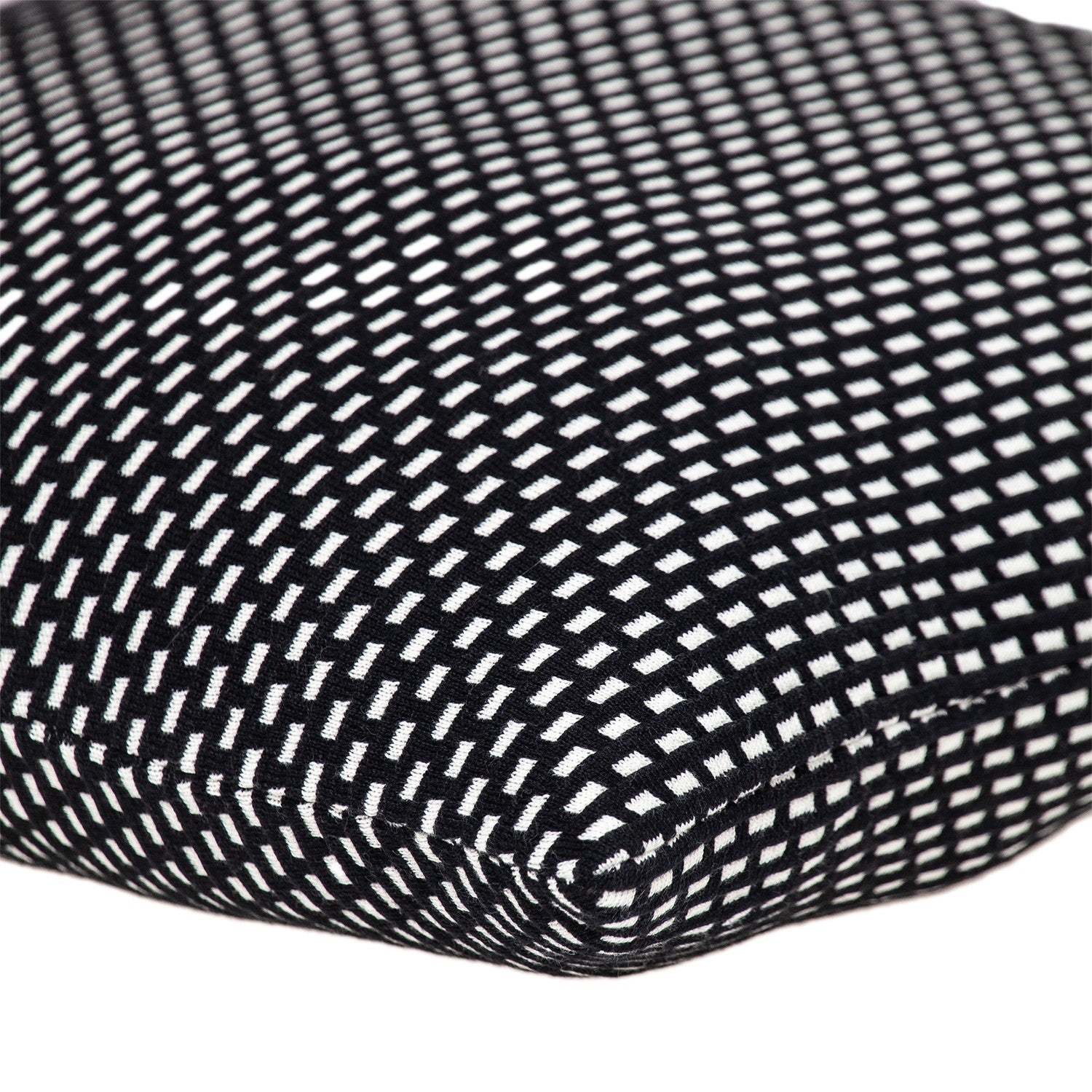 Super Black And White Check Throw Pillow