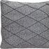 20" Gray Cotton Throw Pillow